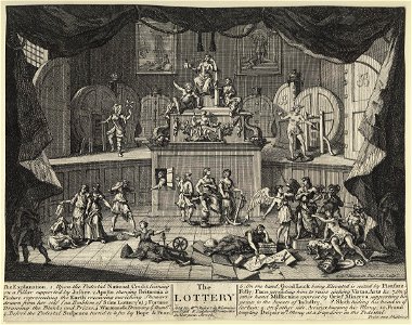 The Lottery by William Hogarth