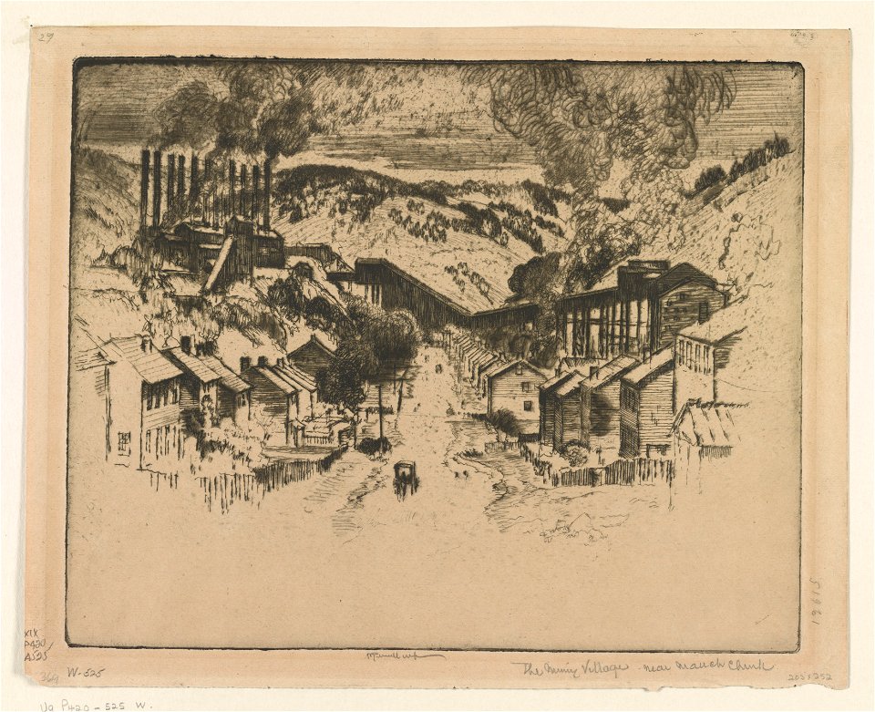 The mining village near Mauch Chunk LCCN2003676007