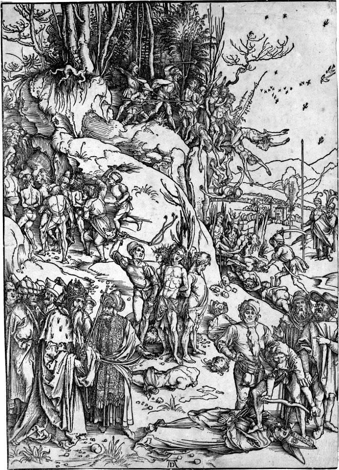 The Martyrdom of the Ten Thousand, by Albrecht Dürer