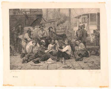 The longshoreman's noon after J.G. Brown LCCN2004670663