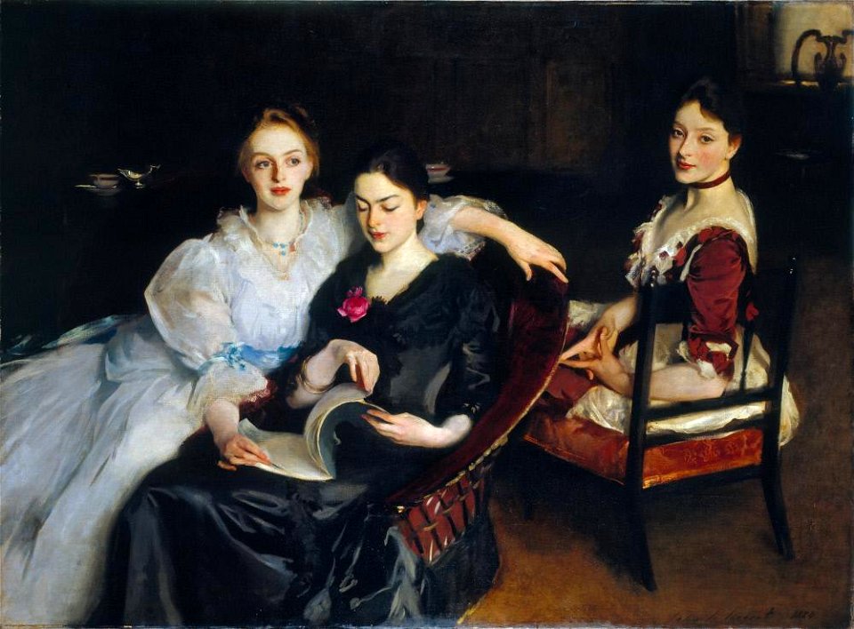 The Misses Vickers John Singer Sargent 1884
