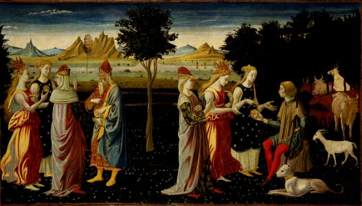 The Master of the Argonaut Panels - The Judgment of Paris - 1928.169 - Fogg Museum