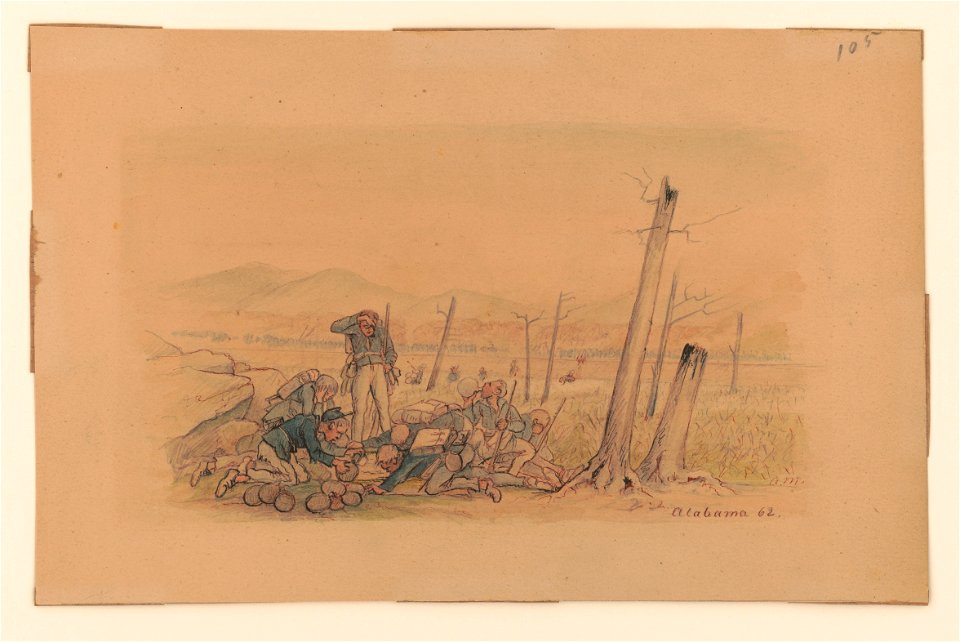 The march from Corinth, Mississippi to Battle Creek Tennessee, 1862) - A.M LCCN2017646964