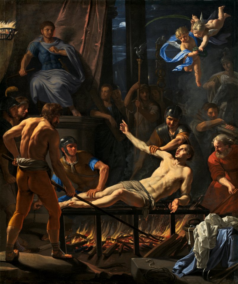 The Martyrdom of Saint Lawrence A12394