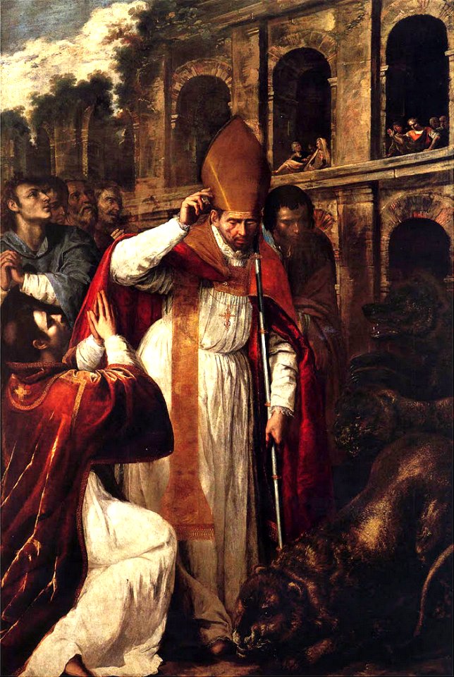 The Martyrdom of St Januarius in the Amphitheatre at Pozzuoli