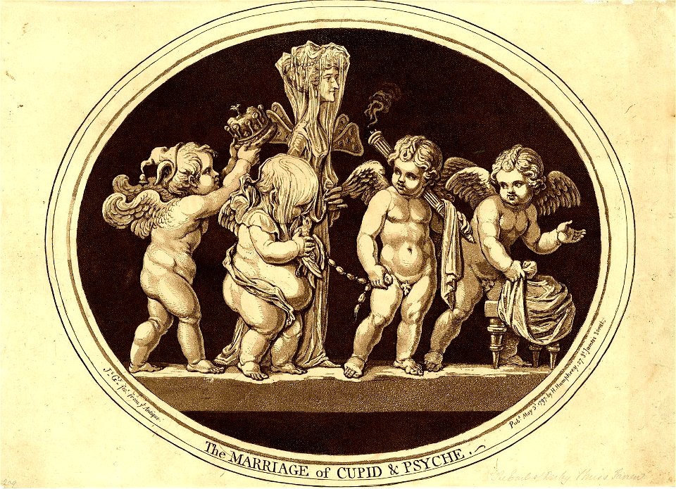 The marriage of Cupid and Psyche. (BM 1868,0808.6627)