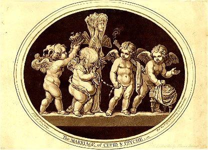 The marriage of Cupid and Psyche. (BM 1868,0808.6627)