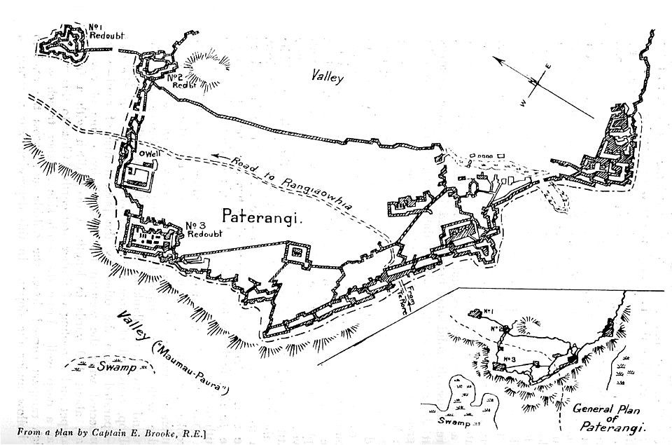 The maori entrenchments at paterangi 1864