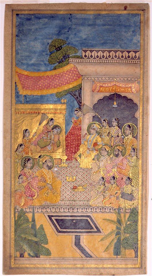The marriage of Tana Shah in the Jalwa ceremony (6124507161)