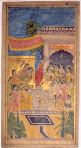 The marriage of Tana Shah in the Jalwa ceremony (6124507161)