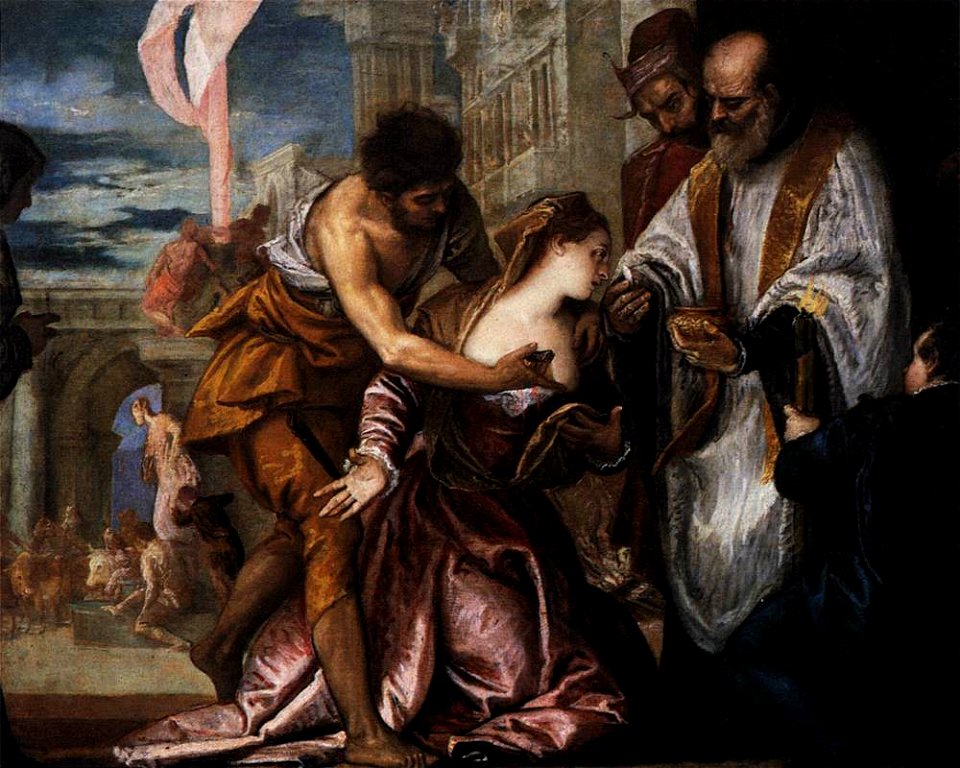 The Martyrdom and Last Communion of Saint Lucy 1582 Veronese