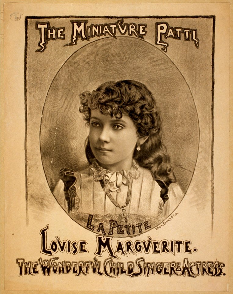 The miniature Patti, Louise Marguerite the wonderful child singer & actress. LCCN2014635833