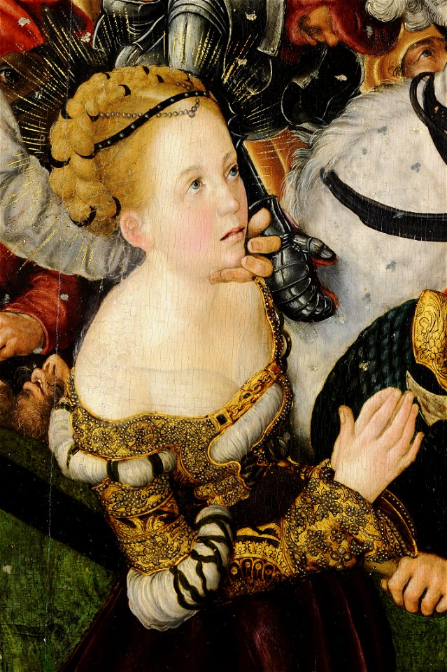 The Martyrdom of St Catherine by Lucas Cranach the Elder (HU HCBC) - detail