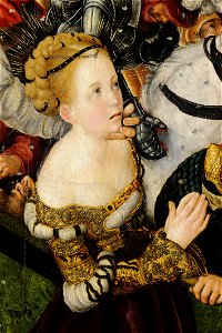The Martyrdom of St Catherine by Lucas Cranach the Elder (HU HCBC) - detail