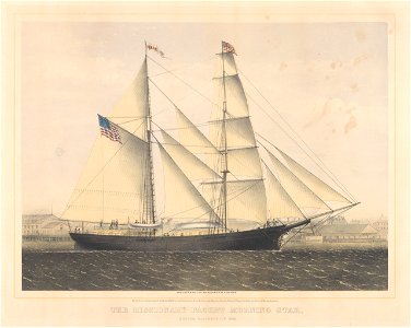 The Missionary Packet Morning Star, Boston, November 12th 1866 RMG PY8576