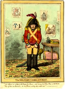 The Military Caricaturist. (BM 1868,0808.12577)