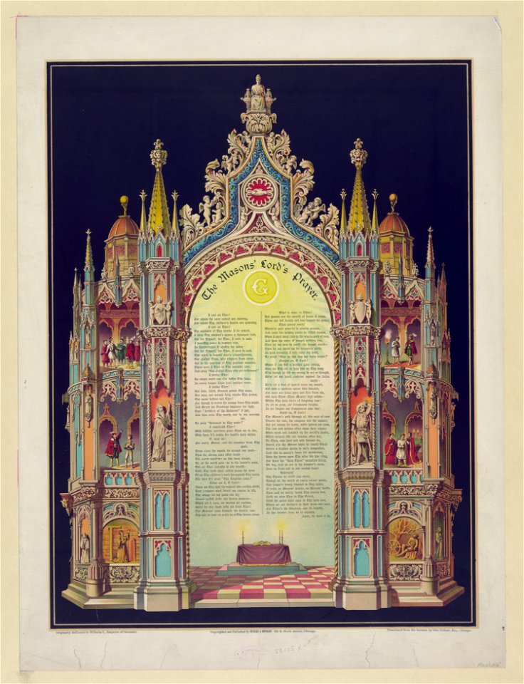 The Masons' Lord's prayer LCCN2004670259
