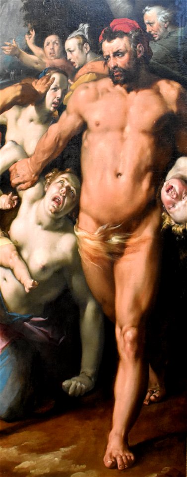 The Massacre of the Innocents by Cornelis Cornelisz. van Haarlem (1590) - detail (4)