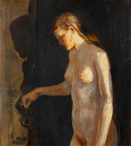 The Model (Christian Krohg) - Nationalmuseum - 18924