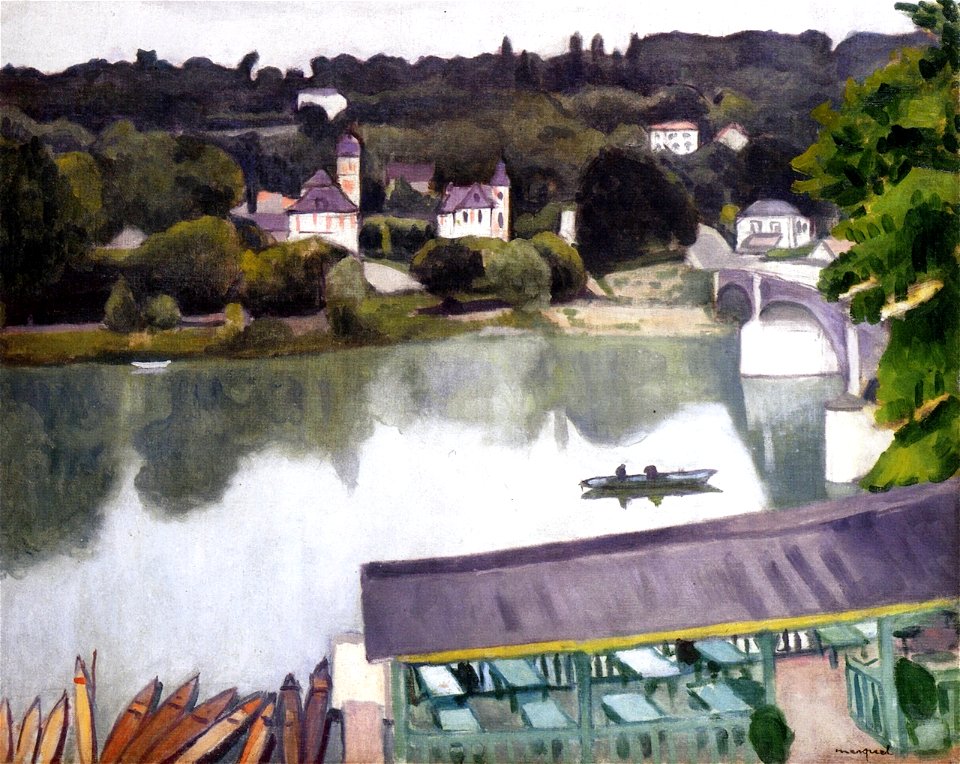 The Marne at Chenneviere Albert Marquet (1914)