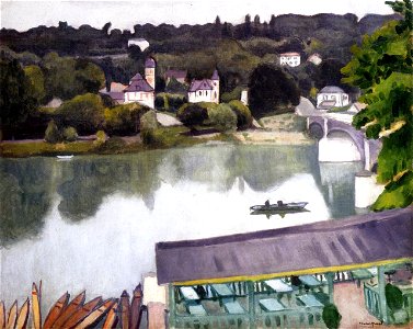 The Marne at Chenneviere Albert Marquet (1914)