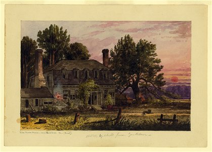 The Moore House near Yorktown, Va. (Front) - McIlvaine. LCCN2004661397