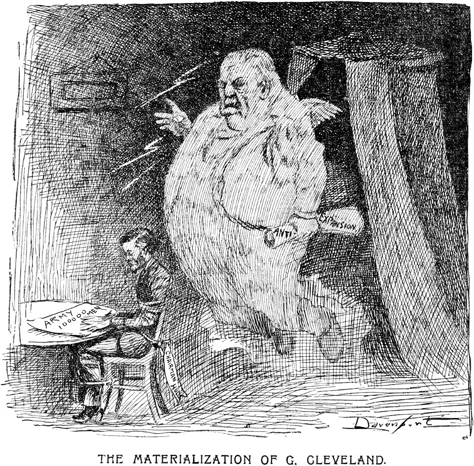 The Materialization of G. Cleveland (Homer Davenport) (cropped)