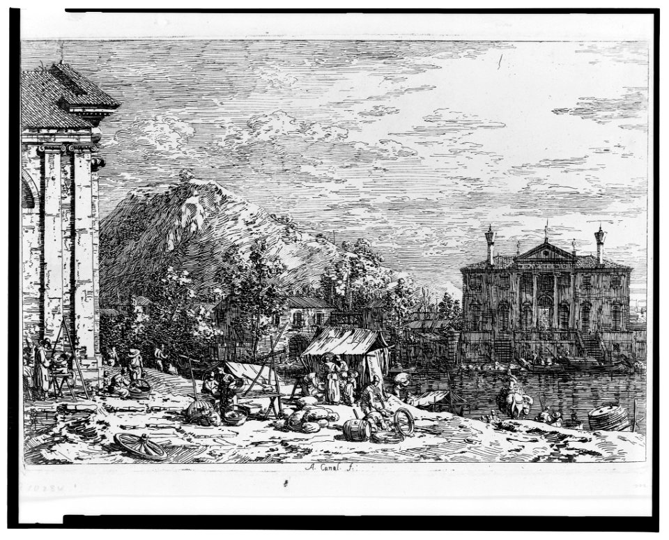 The market at Dolo) - A. Canal., f LCCN2004665118