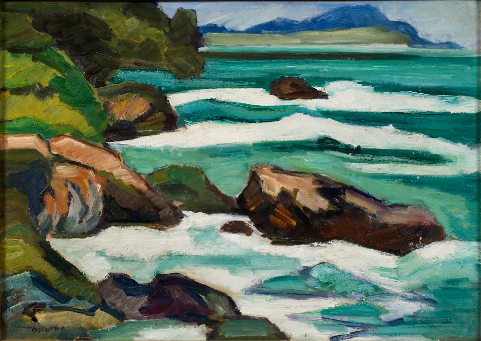 The Mediterranean Breaker (Helmer Osslund) - Nationalmuseum - 22985