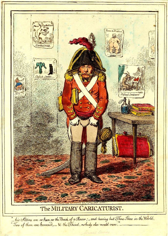 The Military Caricaturist. (BM 1851,0901.1004)