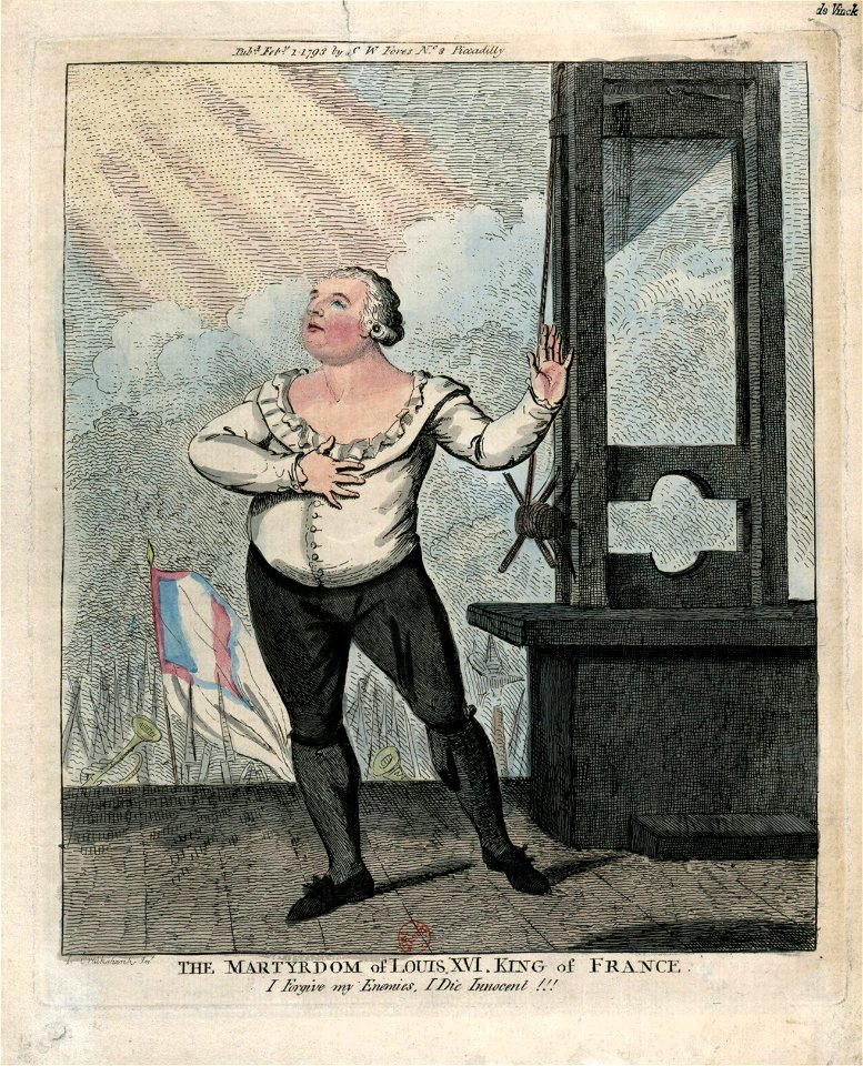 The Martyrdom of Louis XVI King of France 