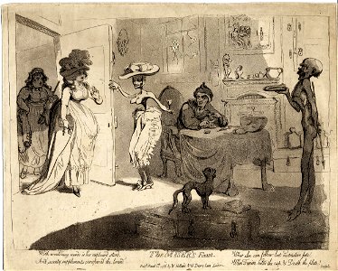 The miser's feast. (BM 1868,0808.5481)