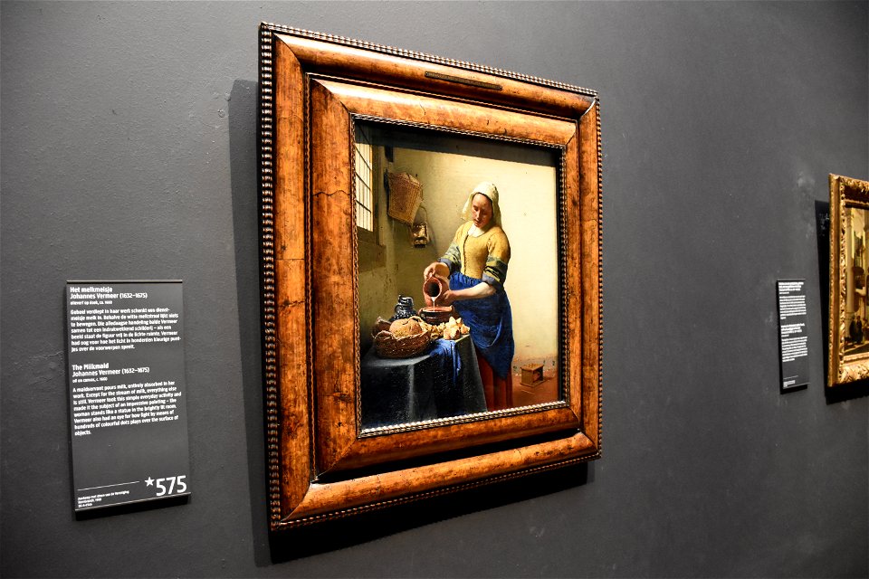 The Milkmaid by Johannes Vermeer (1)