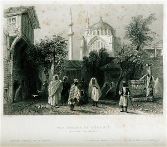 The mosque of Osmanié (From the slave market) - Pardoe Julia - 1838
