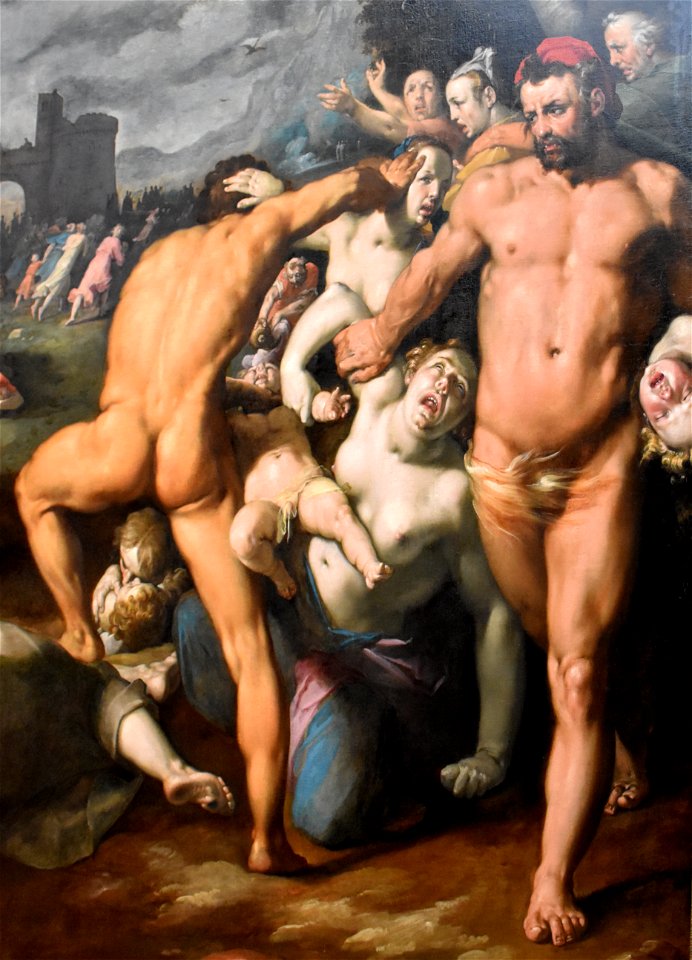 The Massacre of the Innocents by Cornelis Cornelisz. van Haarlem (1590) - detail (3)