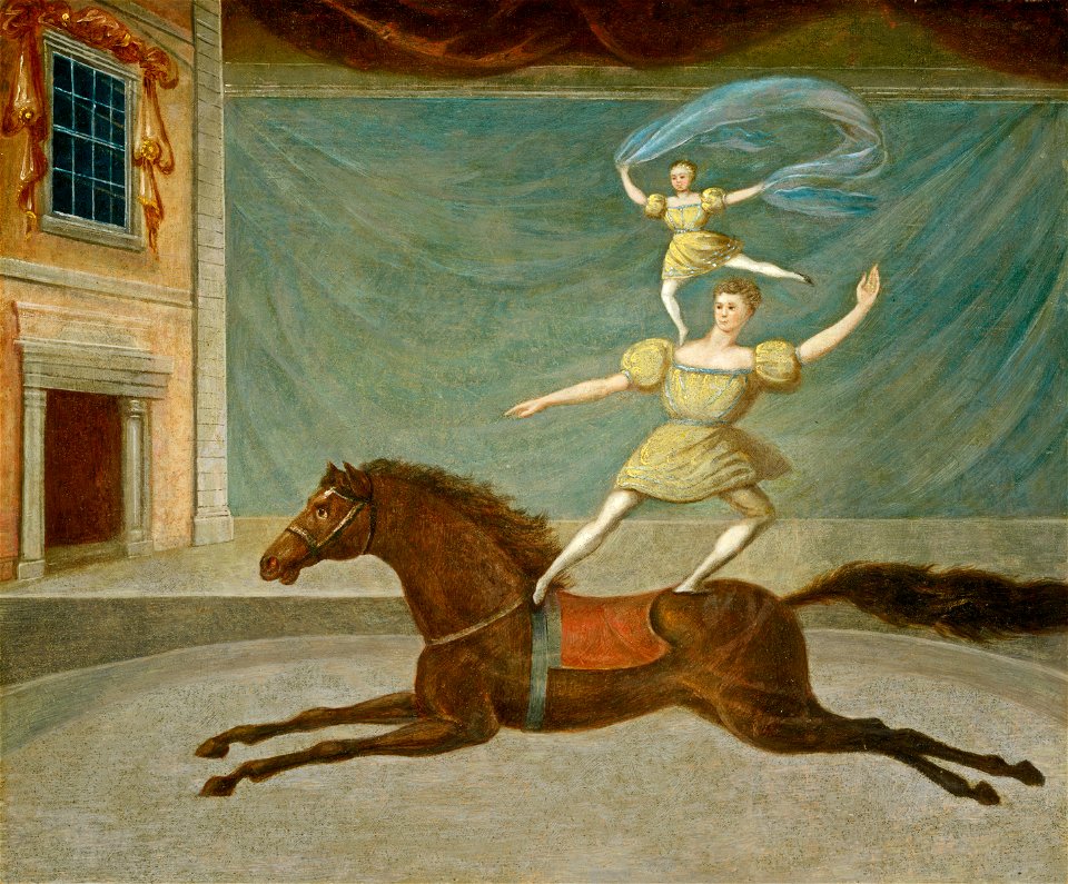 The Mounted Acrobats F-000781