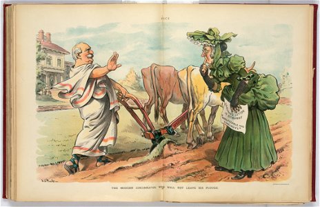 The modern Cincinnatus, who will not leave his plough - J.S. Pughe. LCCN2010652333