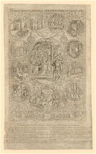 The Miracle of Our Lady of Cambron 1594 print by François Willique, S.IV 93405, Prints Department, Royal Library of Belgium