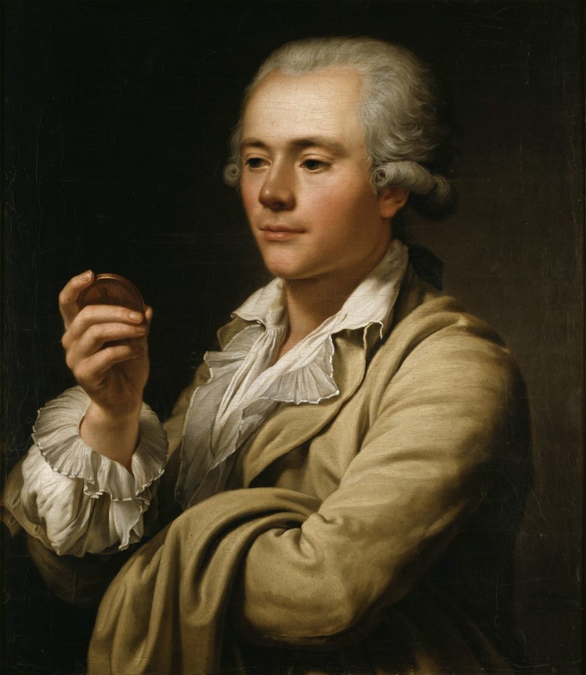 The Medal Engraver Lars Grandel (Adolf Ulrik Wertmüller) - Nationalmuseum - 22347