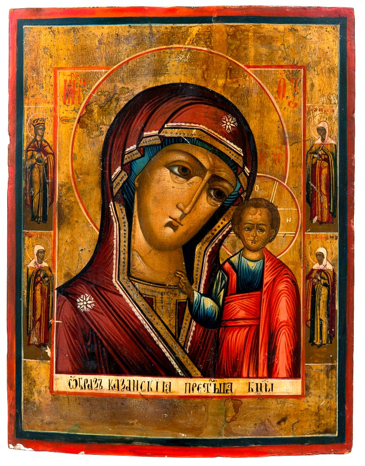 The Mother of God of Kazan 1850s icon