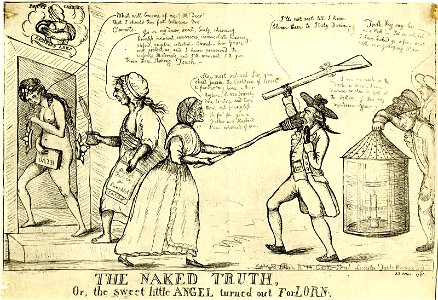 The Naked Truth, or, the sweet little angel turned out forlorn (BM 1868,0808.6021)