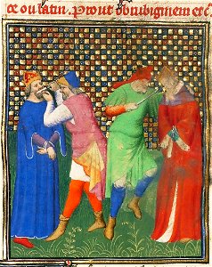 The Mutilation of the Byzantine Emperors Justinian II and Phillipicus - Google Art Project (cropped)