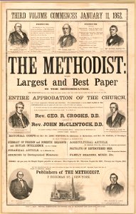 The Methodist - the largest and best paper in the denomination - John A. Gray, Printer, Stereotyper, and Binder, Cor. of Frankfort and Jacob Sts., New York. LCCN2014648398