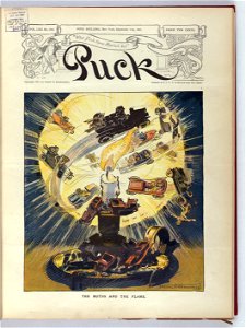 The moths and the flame - Frank A. Nankivell. LCCN2011647236