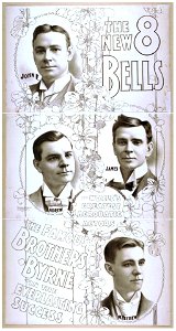 The new 8 bells the famous Brothers Byrne in the everlasting success - the world's greatest acrobatic actors. LCCN2014637318
