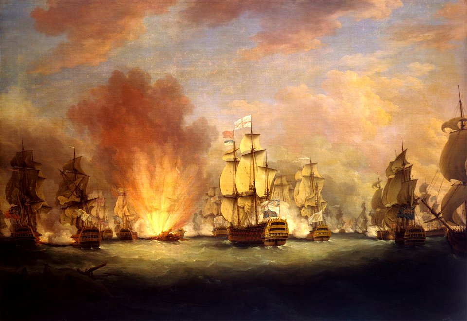 The Moonlight Battle off Cape St Vincent, 16 January 1780