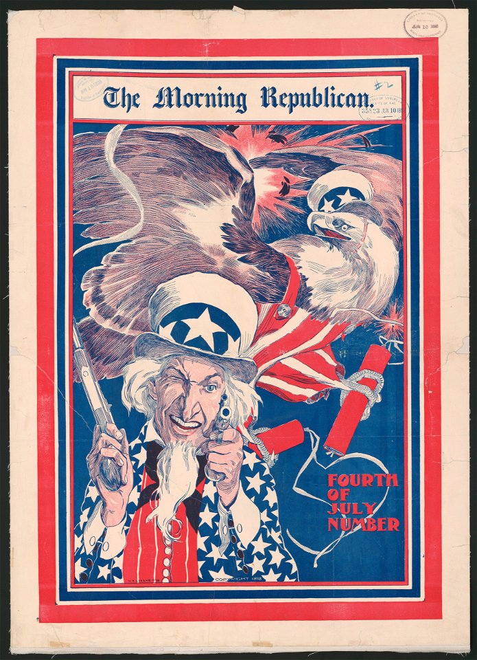 The Morning Republican fourth of July number - N.B. Greene, '98. LCCN2014649601