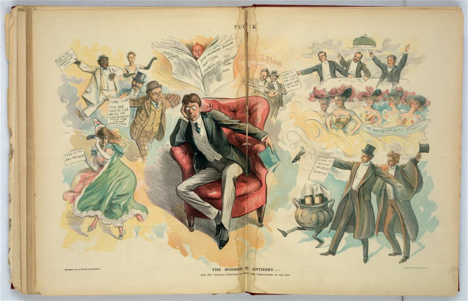 The modern St. Anthony - and his terrible struggle to resist the temptations of the day - C.J. Taylor. LCCN2012648462