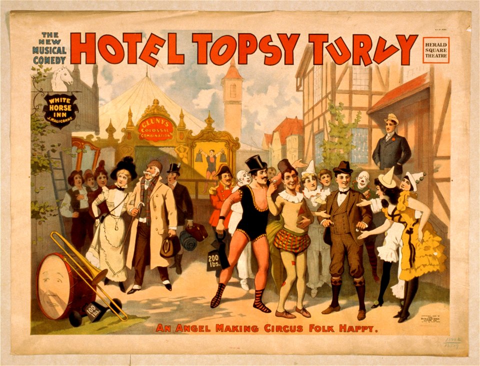 The new musical comedy, Hotel Topsy Turvy LCCN2014636472