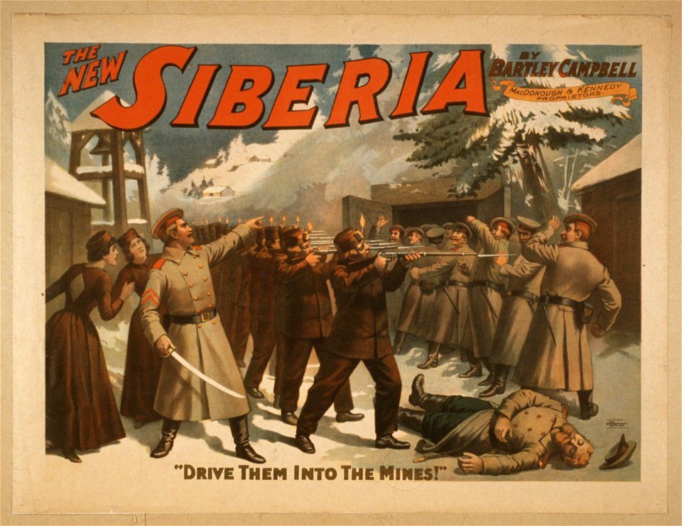 The new Siberia by Bartley Campbell. LCCN2014636202